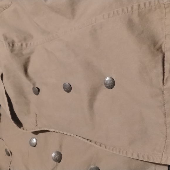 Venezia Woman's Coat 100% Cotton Size 26/28 Color: Light Brown - Picture 8 of 15